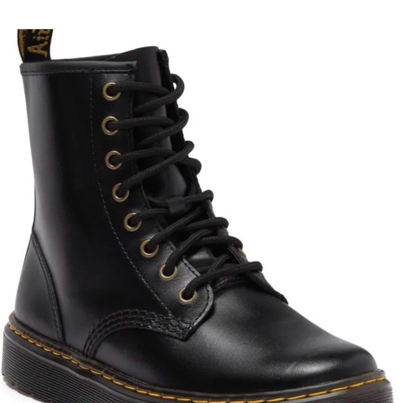 Dr. Martens Shoes - Dr. Martens Zavala Black Lace-Up Boots Women’s 7 EU 38 NEW